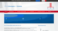 Desktop Screenshot of itz.de
